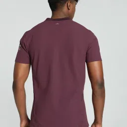 Puma Red Regular Fit Printed Jersey image 2