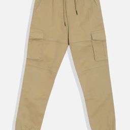Allen Solly Boys Khaki CottonJogger Pants-image-25