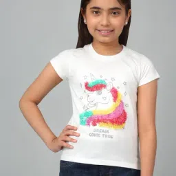 Cantabil Kids White Applique T-Shirt-picture-18