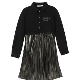 Elle Kids Black Embellished Full Sleeves Dress-image-57