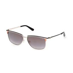 Guess Grey UV Protected Square Sunglasses for Women GUS0013305C56SG-26