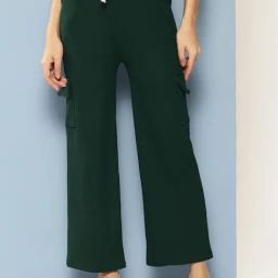 Aarika Girls Green Solid Pants-image-63