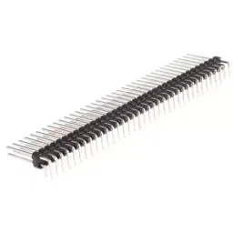 RS PRO 72 Way Pin Header 2 Row Right Angle, 2518496-33