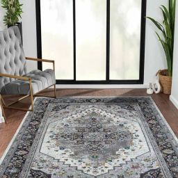 Obsessions Grey Classic Machine Made Carpet - Medium-21
