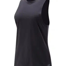 New Balance Black Round Neck Tank Top-image-73