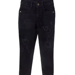 Cub McPaws Kids Black Distressed Jeans-image-90