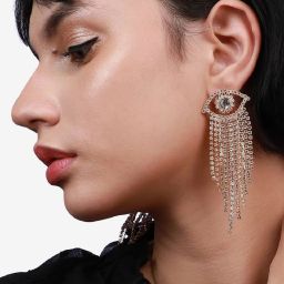 Sohi GoldPlated Drop Earrings image 2