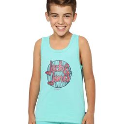 Jack & Jones Junior Boys Blue Cotton Logo Vest-picture-28