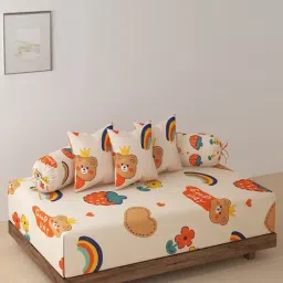 Klotthe Character based Multicolor 210 TC Cotton Single Diwan Set-image-41