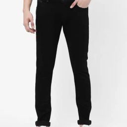 Wrangler Black Rinse Straight Fit Jeans-picture-30