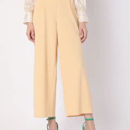 Vero Moda Beige Regular Fit Pants-image-46