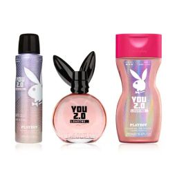 Playboy You 2.0 Loading Parfum Deodorant, Eau de Toilette & Shower Gel Virtual Gift Set-image-37