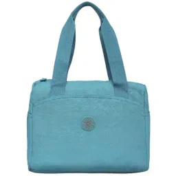 Baomi Blue Solid Medium Handbag-37