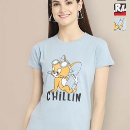 Metronaut Women Typography 3 Printed Applique T-shirt-image-85