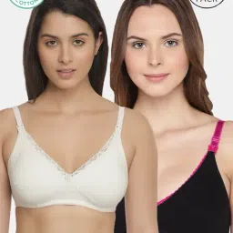 Inner Sense White & Black Full Coverage Maternity Bra - Pack of 2-picture-14