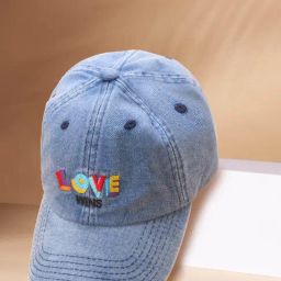 Forever Glam by Pantaloons Blue Cotton Baseball Cap-46