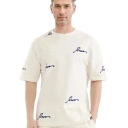 Rare Rabbit Off White Oversized Graphic T-Shirt-picture-6