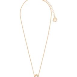Forever New Gold Tatum Cut Out Teardrop Pendant-44