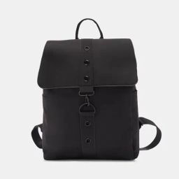 Forever Glam by Pantaloons Black PU Medium Backpack-98