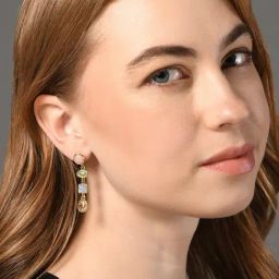 Accessorize London Green Zinc Earrings-image-59
