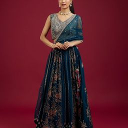MOHEY Embellished Zardozi Ready to Wear Lehenga & Blouse With Dupatta-picture-32