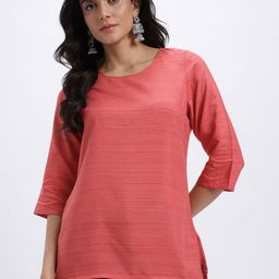 Anouk Rustic Melange Effect Kurti image 4