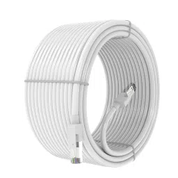 LOTA Cat6 Ethernet Cable High Speed PVC White 30 m with RJ45 Connector, ‎MST-1333-LT-42