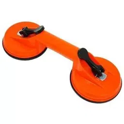 Flamingo Glass Carrying Handle/Lifter Puller 2 Cups 24 cm Plastic Orange-image-22