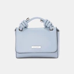 Forever Glam by Pantaloons Blue Solid Medium Handbag-picture-20