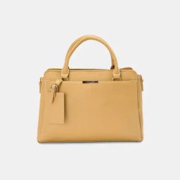 Forever Glam by Pantaloons Yellow Solid Medium Handbag-picture-10