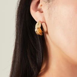 Accessorize London Gold Zinc Earrings-17