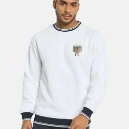 Octave Off White Regular Fit Printed Sweatshirt-picture-17