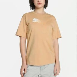 Puma Brown Logo Relaxed Fit Top-image-12