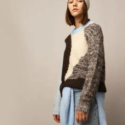 Only Assorted Self Design Pullover-19