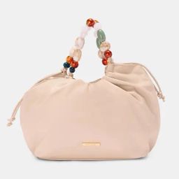 Forever Glam by Pantaloons Pink Solid Medium Handbag-24