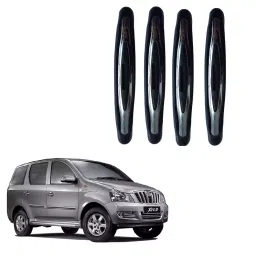SPREADX Plastic Car Compact Black Colour Elegant Door Guard Protection Universal Type Suitable for Mahindra Xylo (Set of 4 Pcs)-39