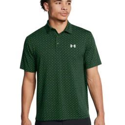 Under Armour Green Regular Fit Printed Sports Polo-picture-26