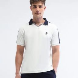 Uspa Active White Slim Fit Sports Polo-image-74