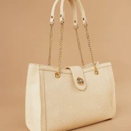 Code by Lifestyle Beige Shoulder Handbag-70