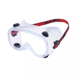 Karam ES009 Clear: 3-1.2 Lens Scale Polycarbonate Hard-Coated Safety Goggle White-15