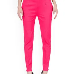 MIXFIT Women Slim Fit Cotton Regular Trousers-picture-49