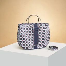 Forever Glam by Pantaloons Grey Printed Medium Handbag-28