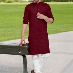 ANUJ FASHION Men Blended Kurtas-picture-36