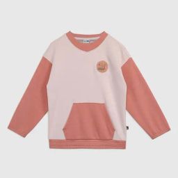 Puma Kids Pink Cotton Printed Full Sleeves Sweater-image-9