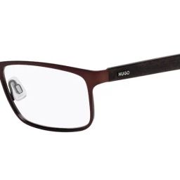 Hugo Brown Rectangular Eye Frame for Men image 4