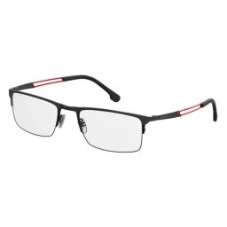 Carrera Matte Black Rectangular Eye Frame for Men-picture-4