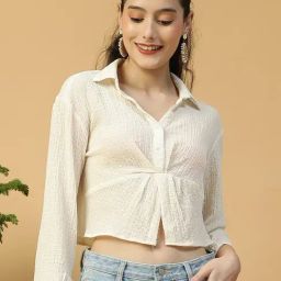 Oxolloxo White Regular Fit Shirt-image-40