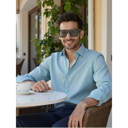 Vincent Chase Gray Full Rim Wayfarer Vincent Chase Polarized Vcs000550 Sunglasses-picture-20
