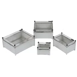 RS PRO Grey Fibreglass Enclosure, IP66, Transparent Lid, 300 x 175 x 185 mm Model No 508330-image-63