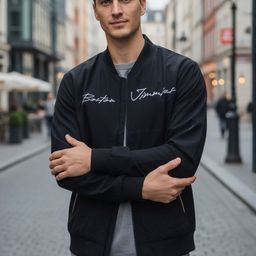 Roadster Men Black Full Sleeves Mock Collared Straight Hem Zipper Jackets-picture-31